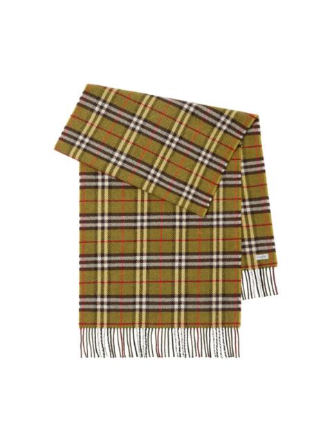 Burberry checkered scarf