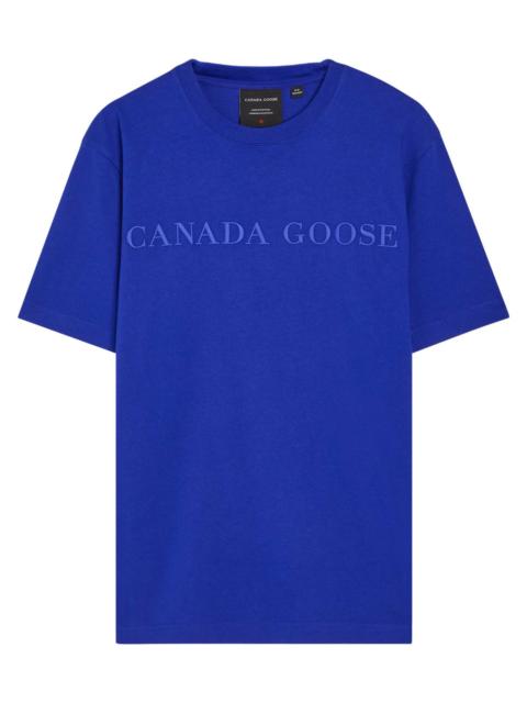Canada Goose Canada Goose Vantage Logo-embroidered Cotton T-shirt