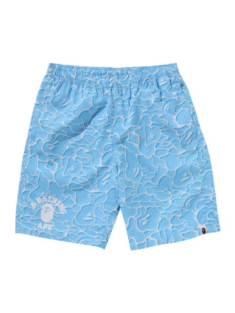 A BATHING APE® BAPE ABC Sea Surface Camo Beach Shorts 'Blue'