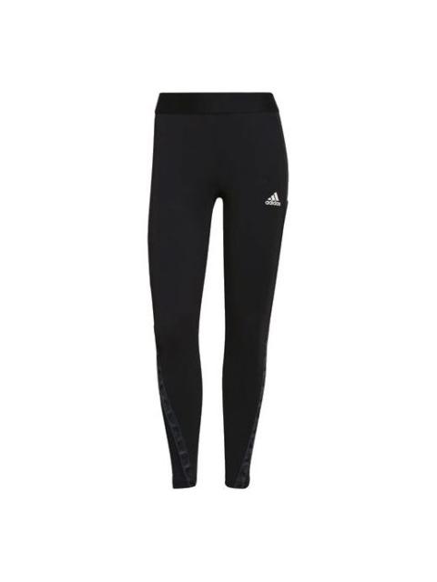 adidas (WMNS) adidas Athleisure Casual Sports Breathable Gym Leggings Black GS1346