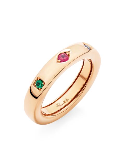 Pomellato Women's Iconica 18K Rose Gold & Multi-Stone Ring - Rose Gold