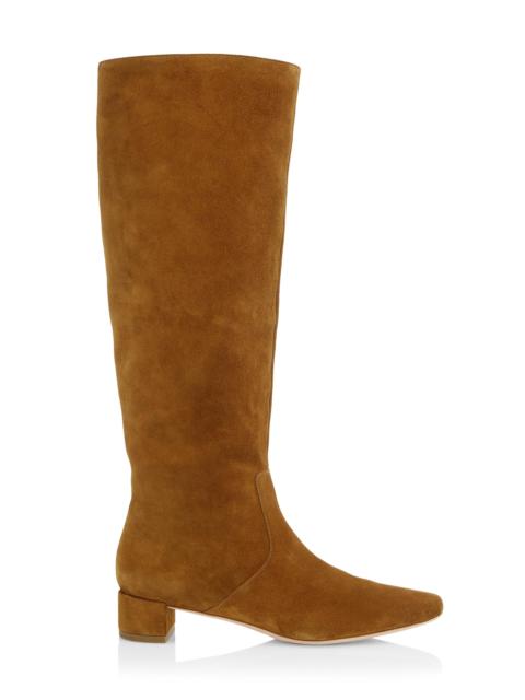 LOEFFLER RANDALL Women's Indy 36MM Suede Knee-High Boots - Cacao