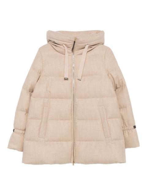 Herno quilted hooded coat