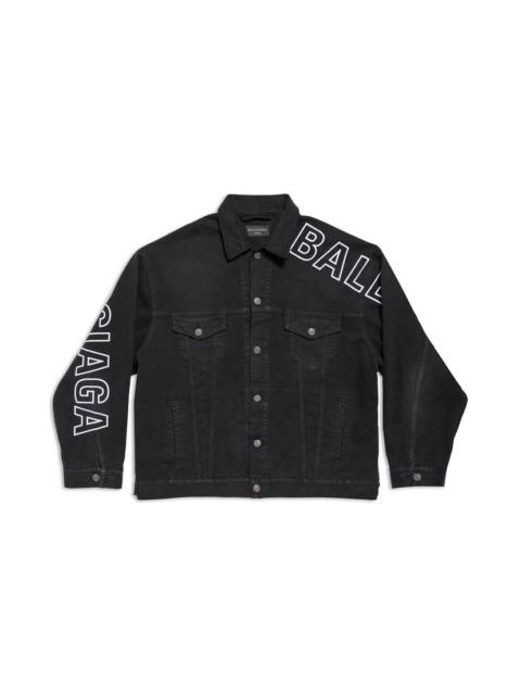 BALENCIAGA Outline Large Fit Jacket in Black