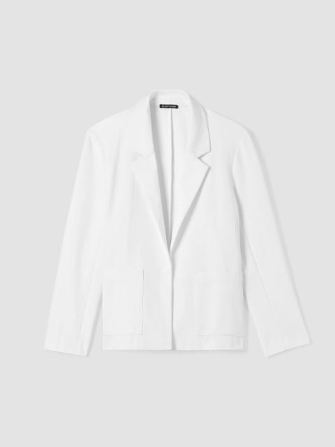 EILEEN FISHER Cotton Ponte Blazer