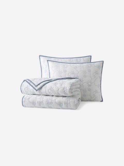 UGG ® Botanic Quilt Set Queen in Snow/Lilac Hint
