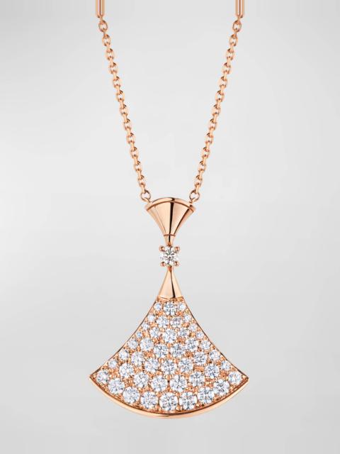 Divas' Dream Diamond Pendant Necklace in 18k Rose Gold