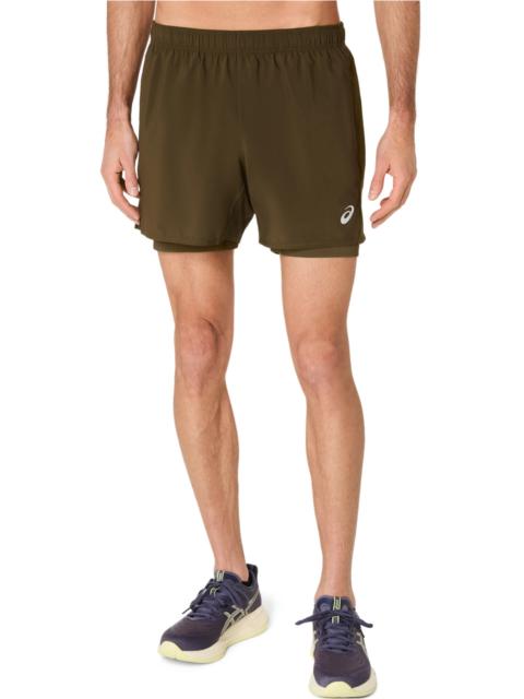 Asics ASICS SILVER 2N1 5IN SHORT