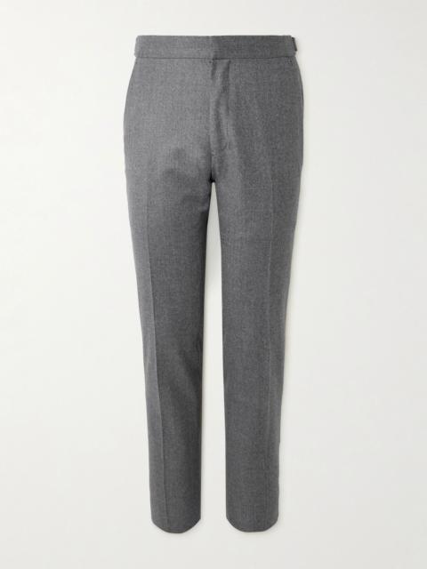 TOM FORD Dyllan Straight-Leg Wool-Flannel Suit Trousers Gray