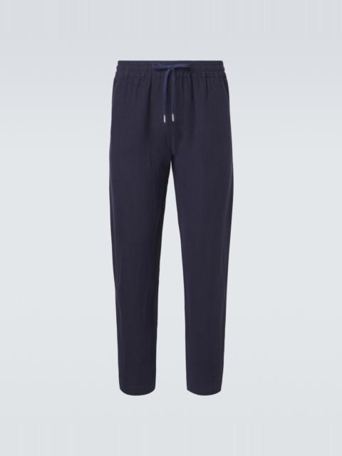 THOM SWEENEY Linen straight pants