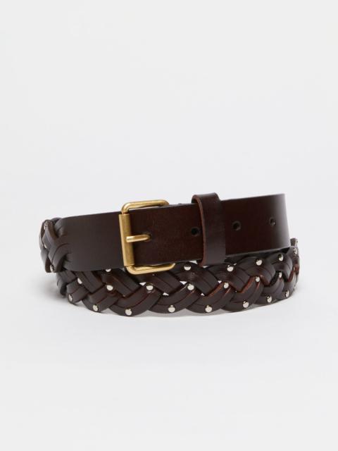 Max Mara CLORO Plaited leather belt