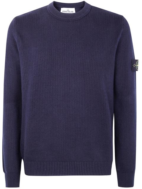 Introducing the "WINTER COTTON" crew neck sweater by STONE ISLAND, a quintessential piece in the rea