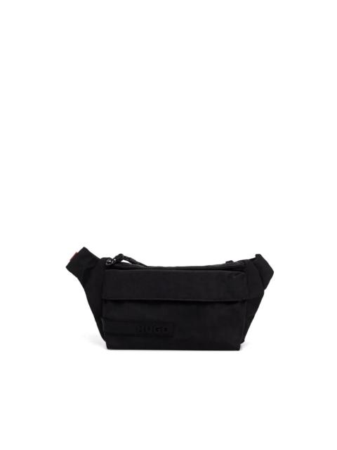 HUGO logo-patch belt bag