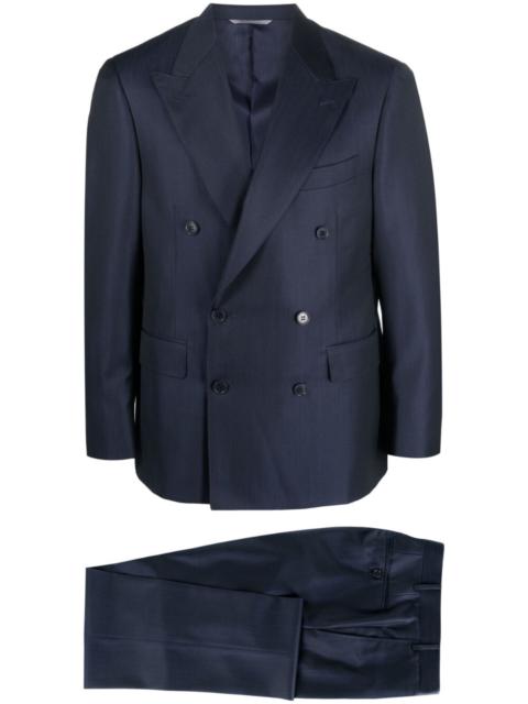Canali double-breasted wool suit