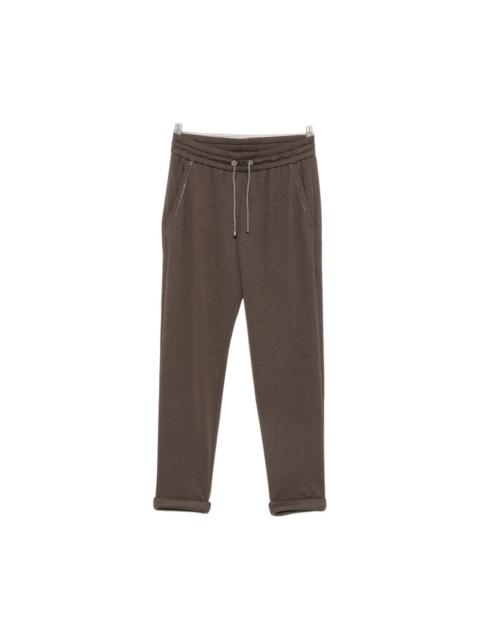 Brunello Cucinelli Cotton and silk trousers