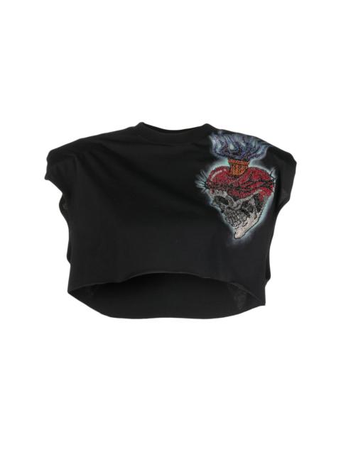 PHILIPP PLEIN Love Tattoo cropped T-shirt