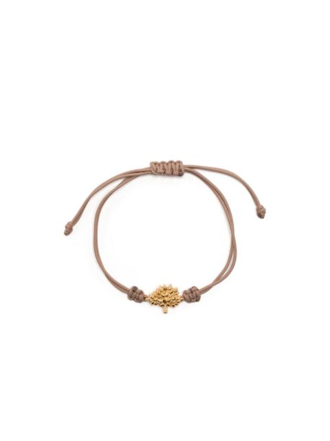 Mulberry adjustable cord charm bracelet