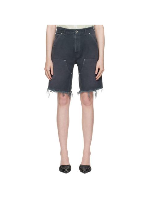 Maison Margiela Gray Stud Shorts