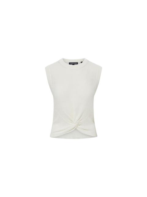 VERONICA BEARD KELLEN TWIST-FRONT SWEATER