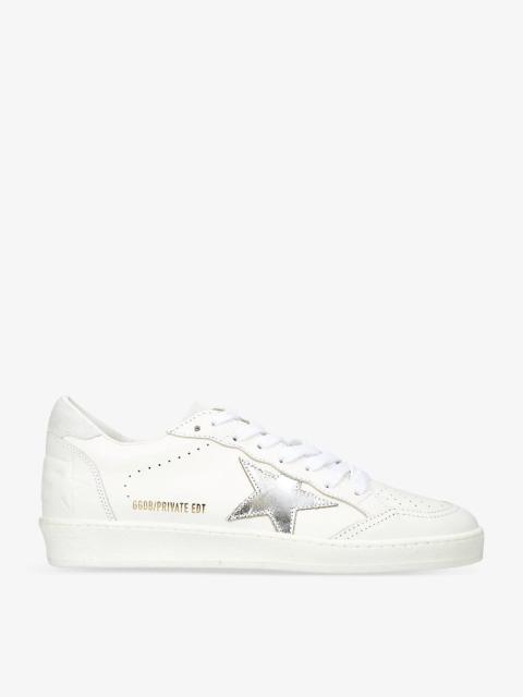 Exclusive Men's Ball Star star-patch leather low-top trainers