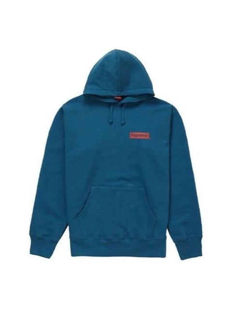 Supreme Supreme FW19 Stop Crying Hooded Sweater 'Blue' SUP-FW19-10628