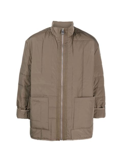 Parisii zip-up parka coat