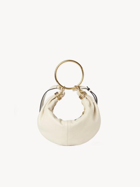 Chloé SMALL BRACELET HOBO BAG IN GRAINED LEATHER