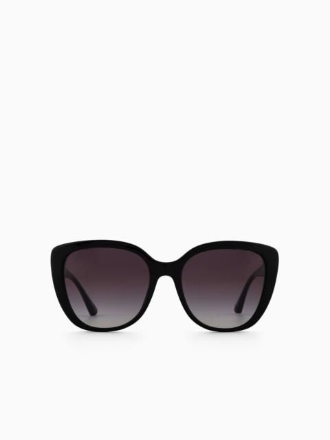 EMPORIO ARMANI Women’s butterfly-shaped sunglasses