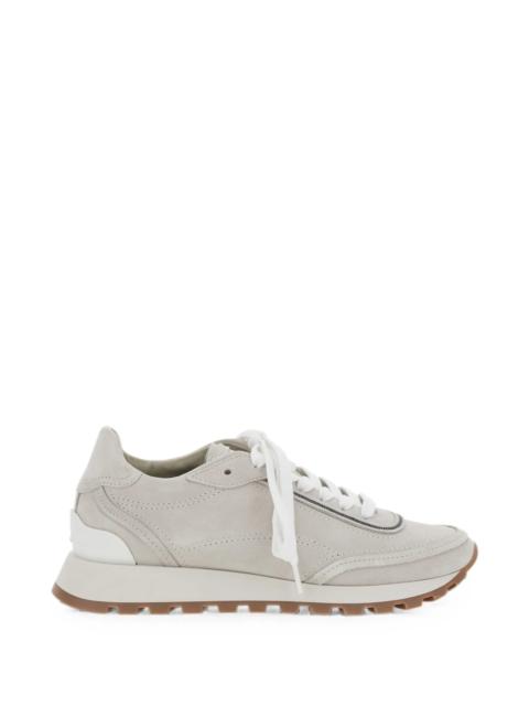 Brunello Cucinelli Brunello Cucinelli Monili-trim Panelled Sneakers