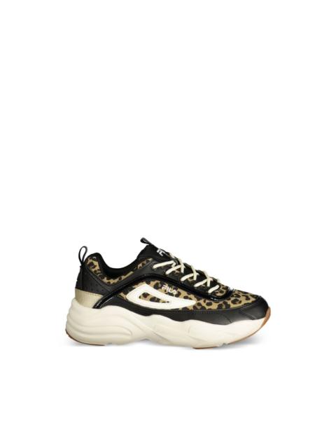 FILA leopard-print chunky sneakers