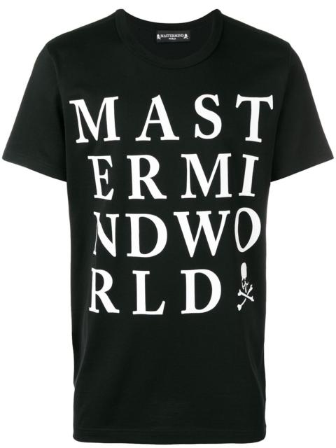 MASTERMIND WORLD logo patch T-shirt
