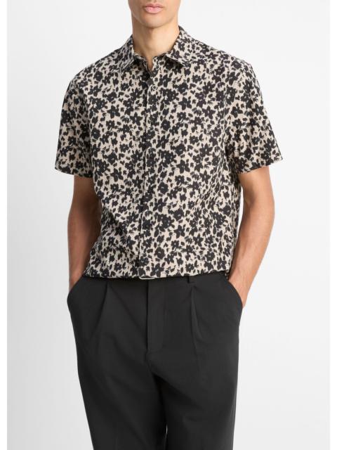 Vince Star Lily Short-Sleeve Button-Front Shirt