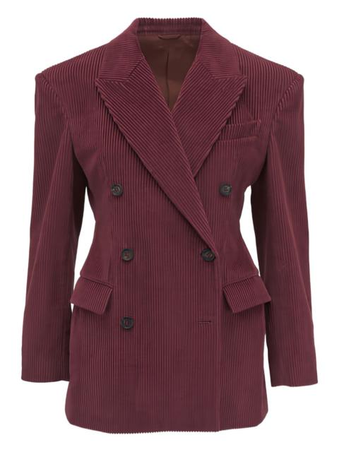 Brunello Cucinelli double-breasted corduroy jacket