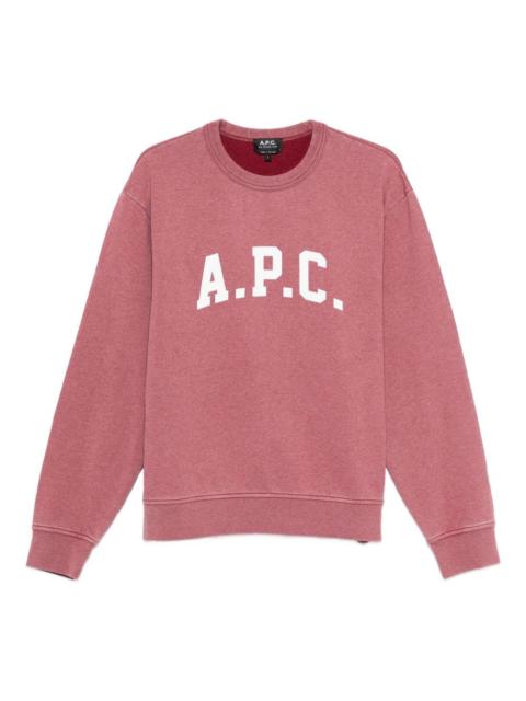 A.P.C. logo-print sweatshirt