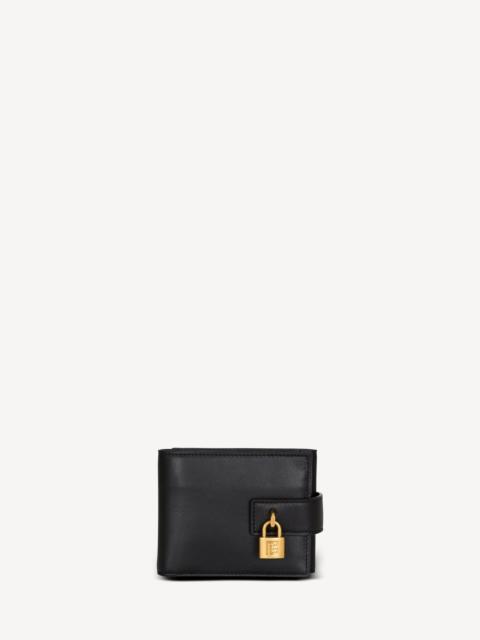 Balmain Pulse Trifold smooth leather wallet