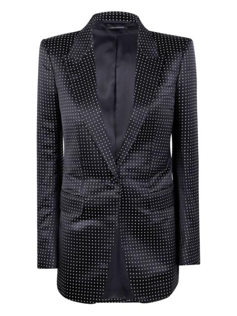 polka-dot satin jacket