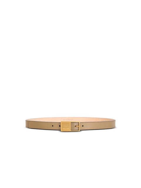 Thin Signature calfskin belt