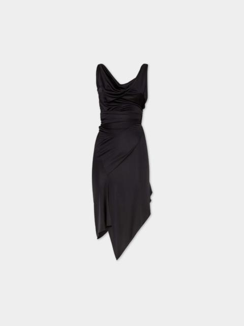 DSQUARED2 ASYMMETRICAL JERSEY DRESS