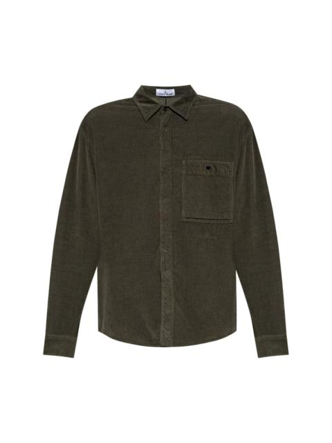 Stone Island STONE ISLAND RELAXED FIT LONG SLEEVE SHIRT Stone Island STONE ISLAND RELAXED FIT LONG SLEEVE SHIRT