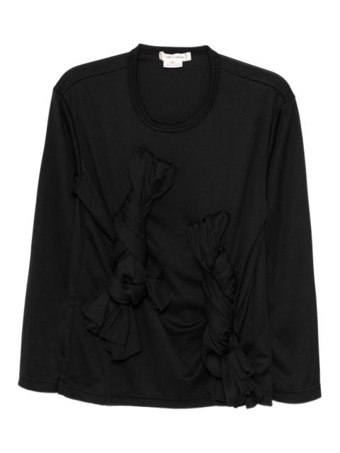 Comme Des Garçons knot-detail top