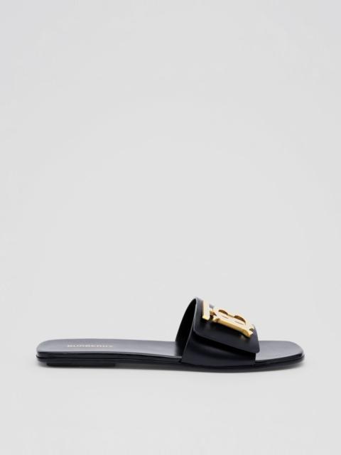 Burberry Monogram Motif Leather Sandals