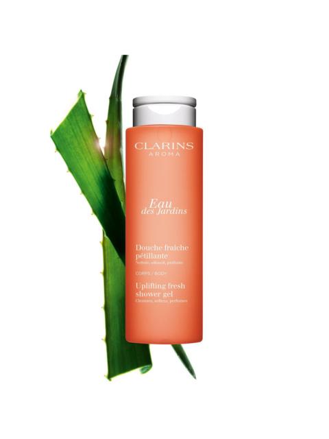 CLARINS Eau des Jardins Uplifting Fresh Shower Gel - Cleansing Body Wash with Essential Oil
