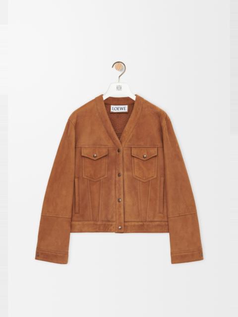 Loewe Cardigan in shearling