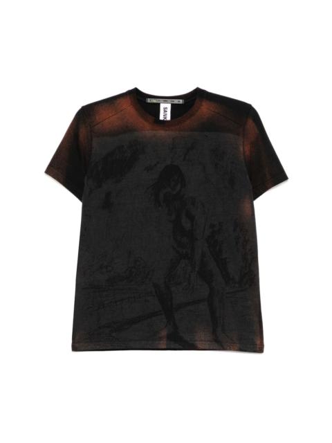 faded T-shirt