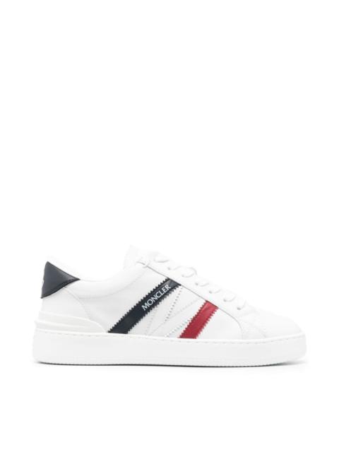 Moncler Monaco Low leather sneakers