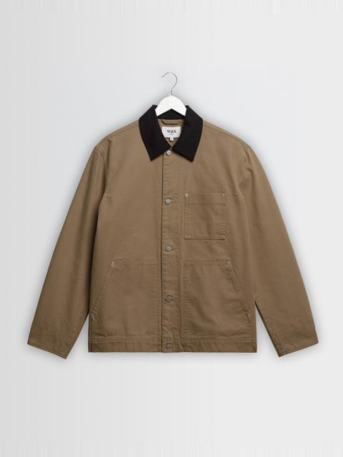 Wax London Landor - Light Khaki Canvas Jacket