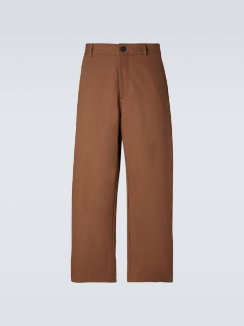 Studio Nicholson Bosworth cotton twill wide-leg pants