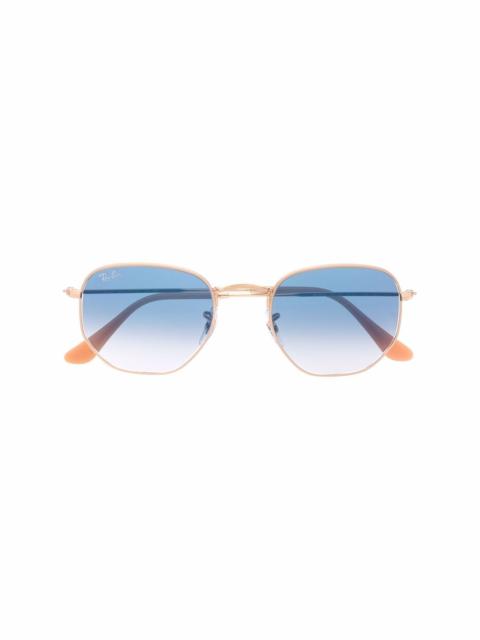 Ray-Ban gradient-effect geometric-frame sunglasses