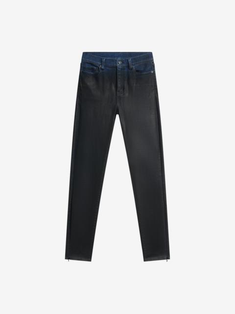The Frankie Shop Riven Coated Slim Jeans - Black