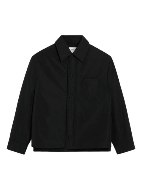 AMI Paris Ami De Coeur taffetas padded shirt jacket